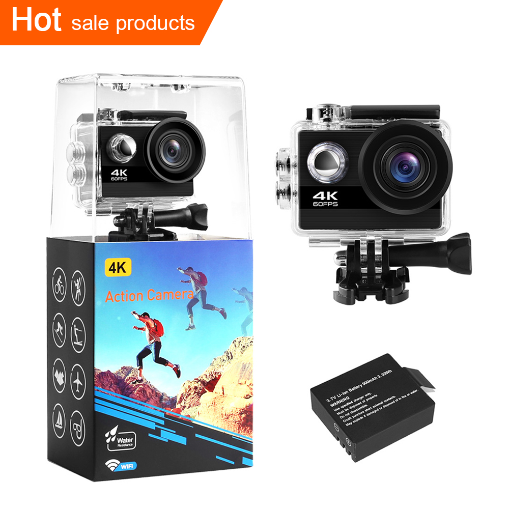 Новые поступления 2020 amazon хорошая репутация 4K 60fps youtube компактная водоотталкивающая экшн-камера 4k водонепроницаемый wifi видео-телефон двери домофон