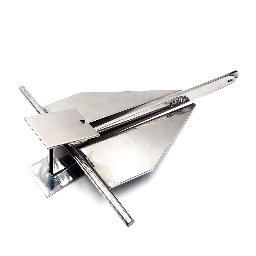 Marine Hardware 316 Stainless Steel Mirror Polished Danforth Anchor For Boat
