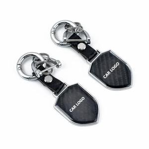 3d Rubber Keychain Kelenate Car Interior Accessories Wholesale Custom Logo Carbon Fiber Car Key Chain