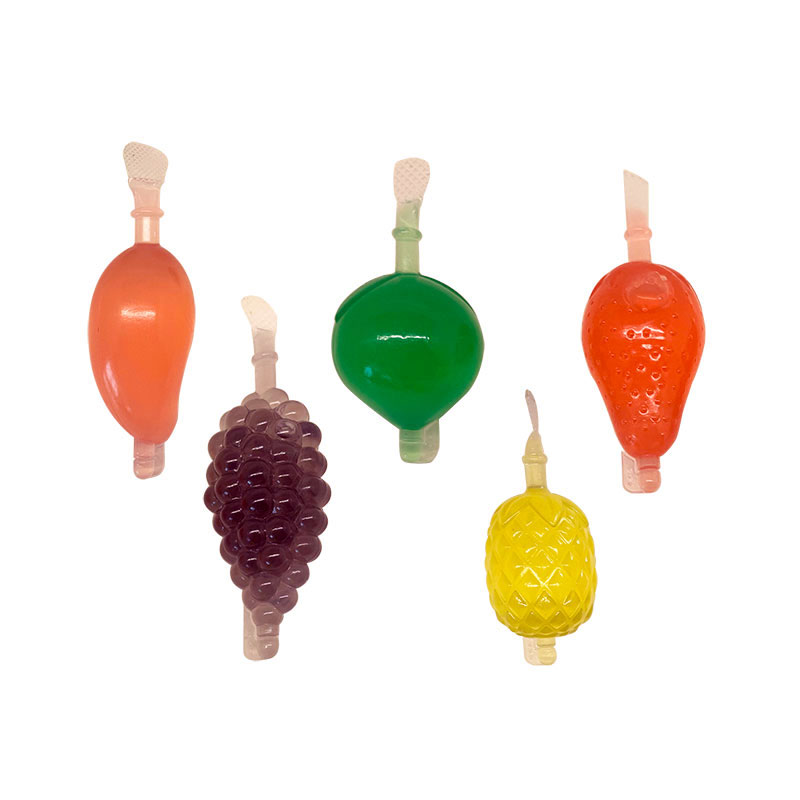 Tiktok Popular Mini Assorted Fruity Shape Mixed Flavour Suck Jelly For Children