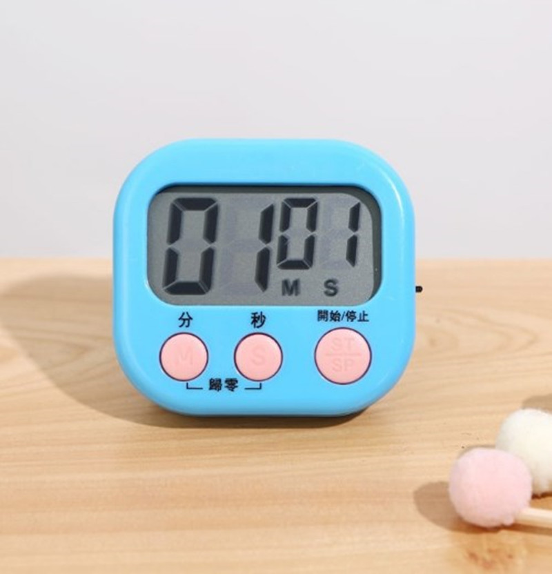 Large screen electronic countdown kitchen cooking timers