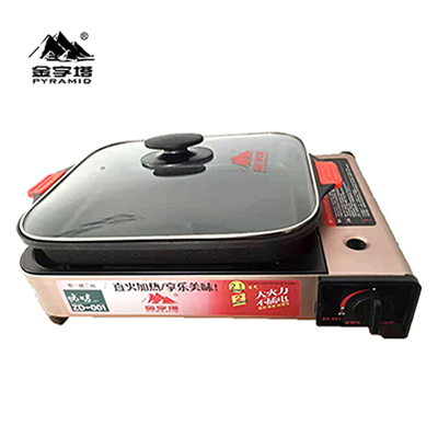 china golden supplier china pyramid barbecue outdoor kitchen butane gas stove with Oven