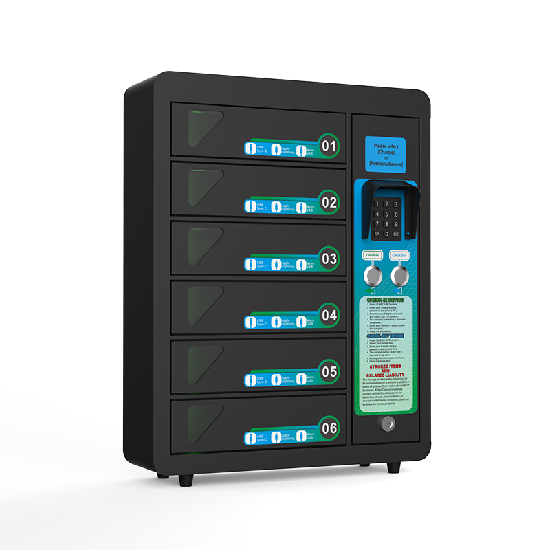 safes dropshiping product 2023 Phone Steel 3 in 1 Cellphone Charging Cable Charging Locker Multi-grid charging fast charging