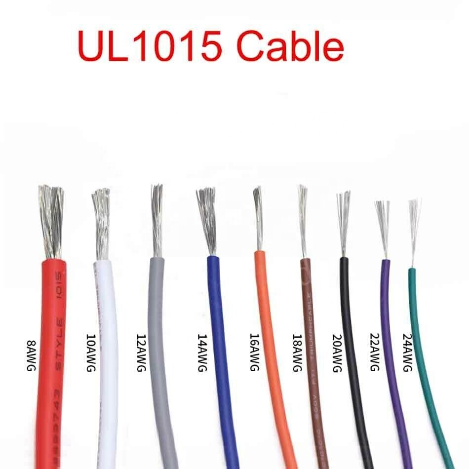 TIANJIE - 24AWG UL1015 600V 105C тигельный Горн для луженый медный Электрический провод ПВХ Монтажный провод проводки прибора материал (AWM) стиль