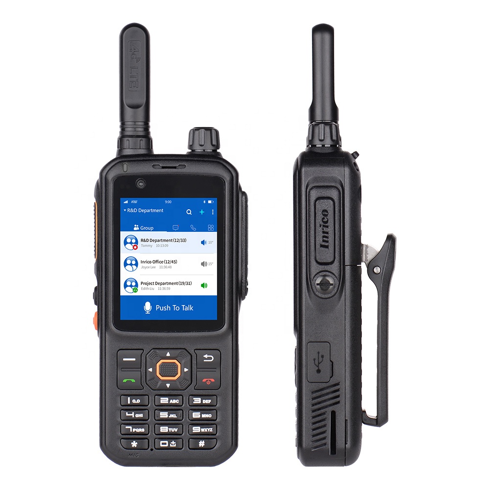 4G LTE сеть wifi gsm Двусторонняя глобальная Серверная рация inrico T320 с полной клавиатурой