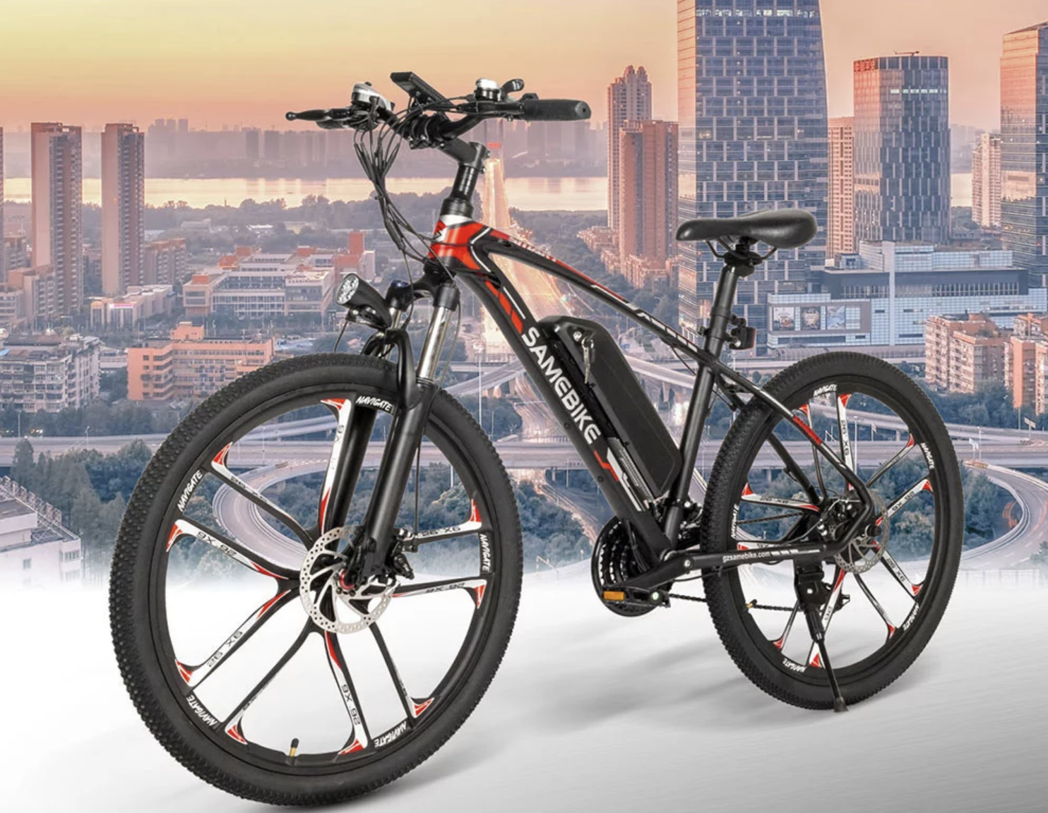 ЕС/США, в наличии на складе, бесплатная доставка, лидер продаж, SAMEBIKE MY-SM26 26 дюймов складные Электровелосипеды легкий вес 48v перезаряжаемые электрические велосипеды