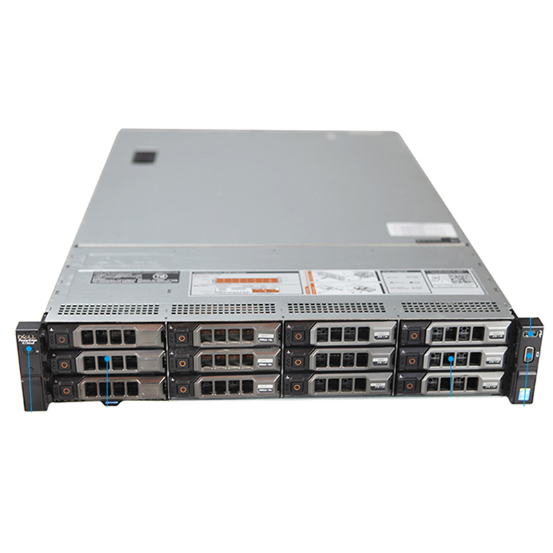 Б/у R730XD сервер 3,5-дюймовый 12-диск 2,5-24 дюйма, сумка для жесткого диска квази-система стеллаж для выставки товаров на платформе