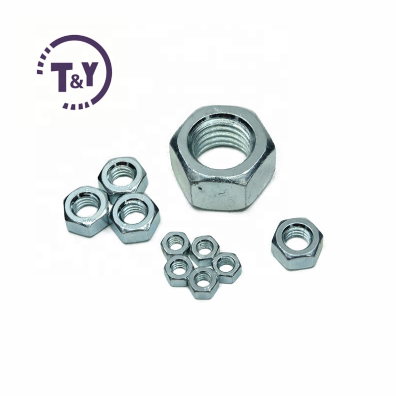 ANSI B18.2.2 Stainless Steel 18-8 Hexagon Nuts M12 Galvanized Class 6 Din934 Hex Nuts