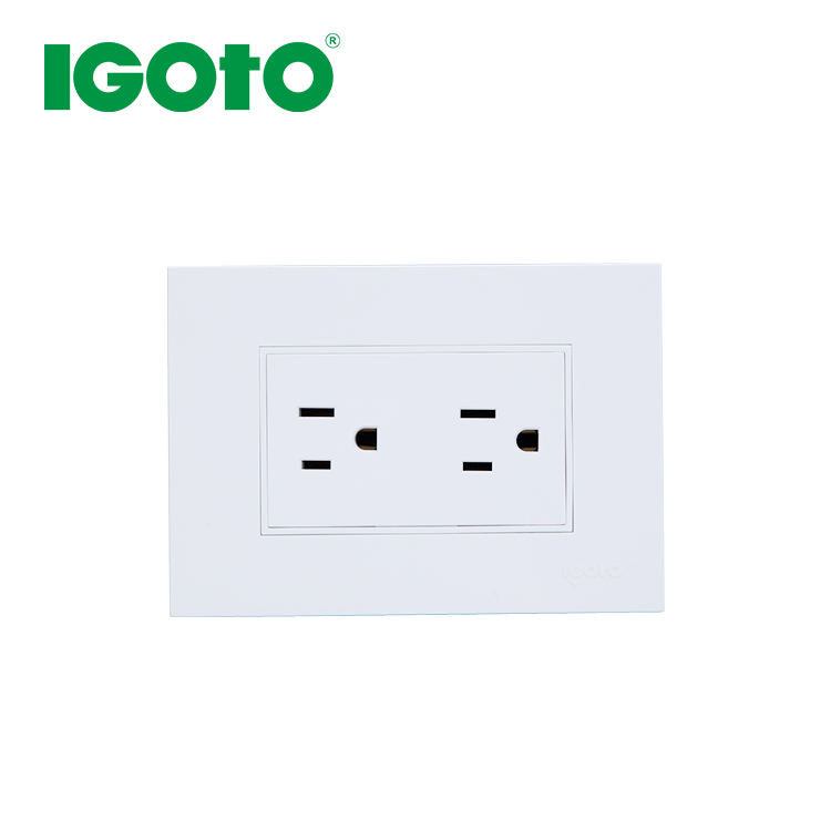 Лидер продаж, американская 3-контактная розетка IGOTO V105-2 2G для отеля