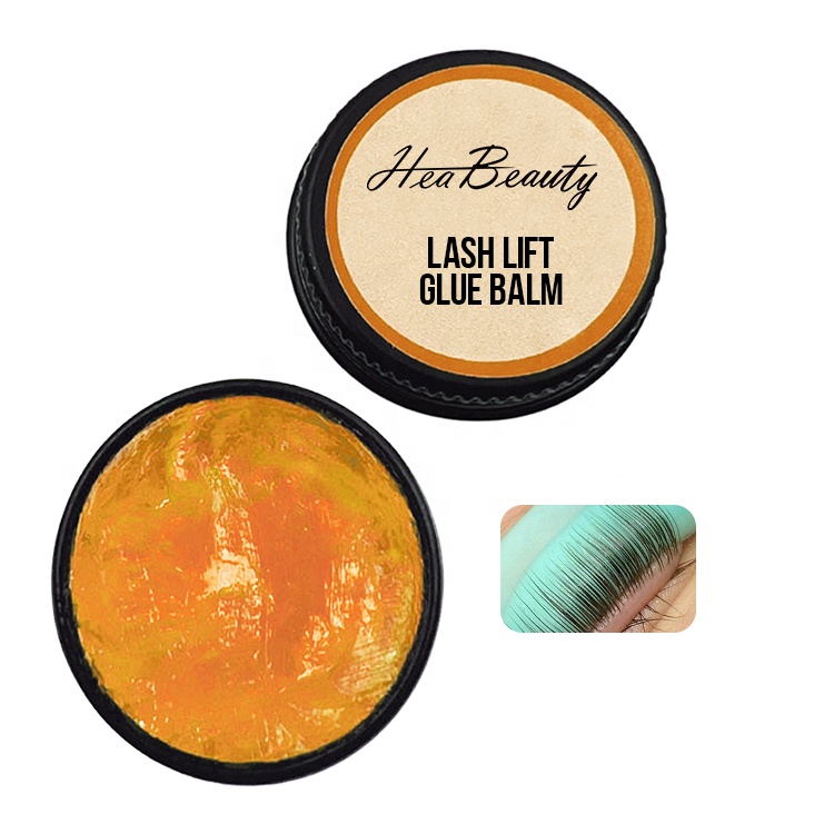 Фирменная торговая марка HeaBeauty, 15 г, оранжевая, сильная фиксация ресниц, клей для перманентной завивки ресниц, защитный бальзам, оптовая продажа