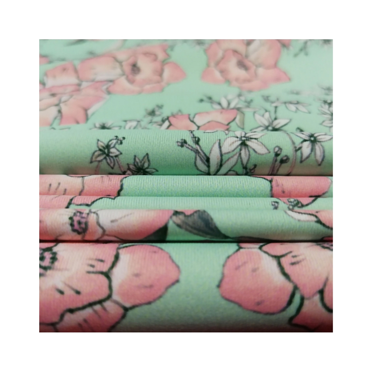 No MOQ Custom Digital Printing Stretch Corduroy Fabric For Clothes