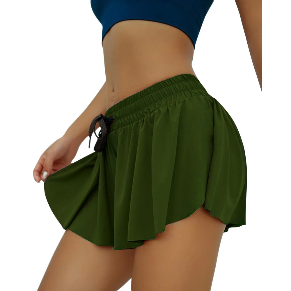 Custom Solid Women Gym Wear Sexy Sportswear Golf Built-In Pleated Shorts Tennis Skirt