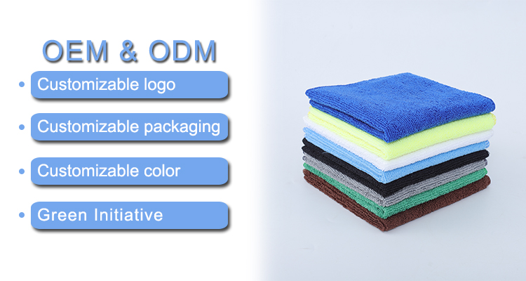 Hot Sale Quick Dry Micro Fibre Towel Microfiber Towel Cleaning Cloth Car Microfiber Cloth Car Kitchen Towels