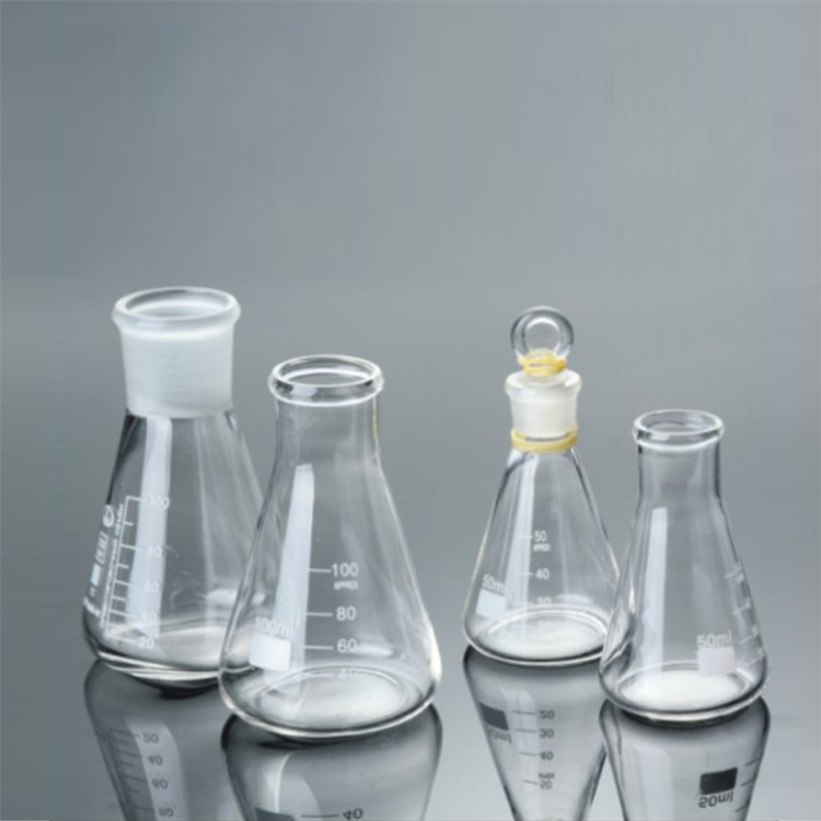 Hot sale laboratory conical erlenmeyer flask bottle with graduations