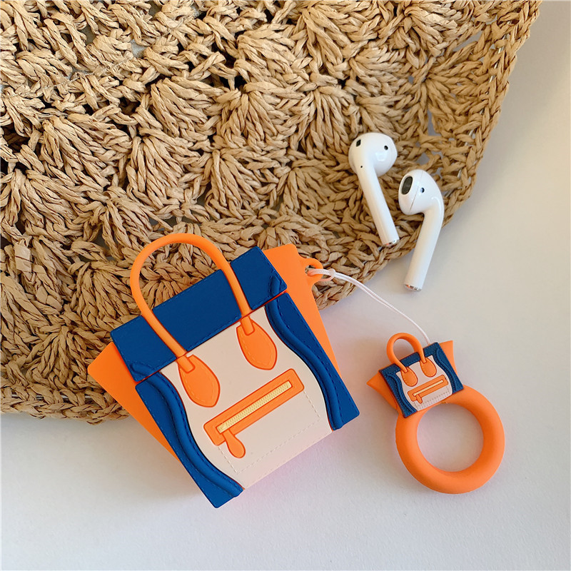 Пользовательские 3D Роскошные брендовые дизайнерские чехлы для Apple Airpods 1/2 силиконовые защитные аксессуары для наушников
