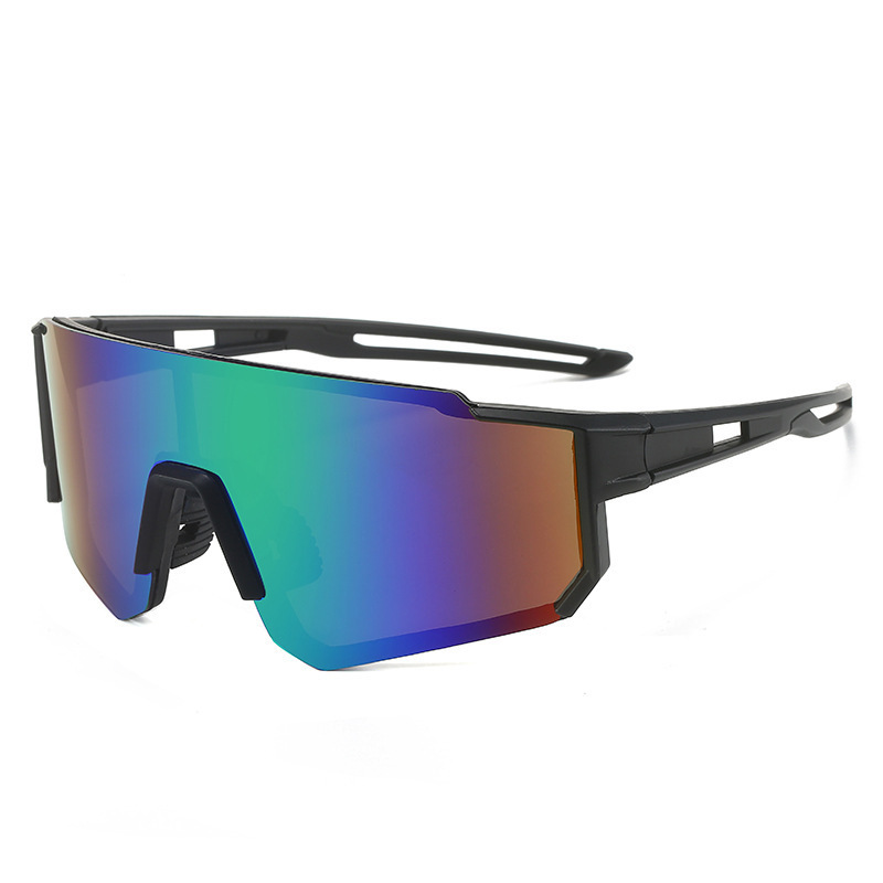 Hot wholesale customized PC lens material sports glasses fashionable outdoor sports glasses