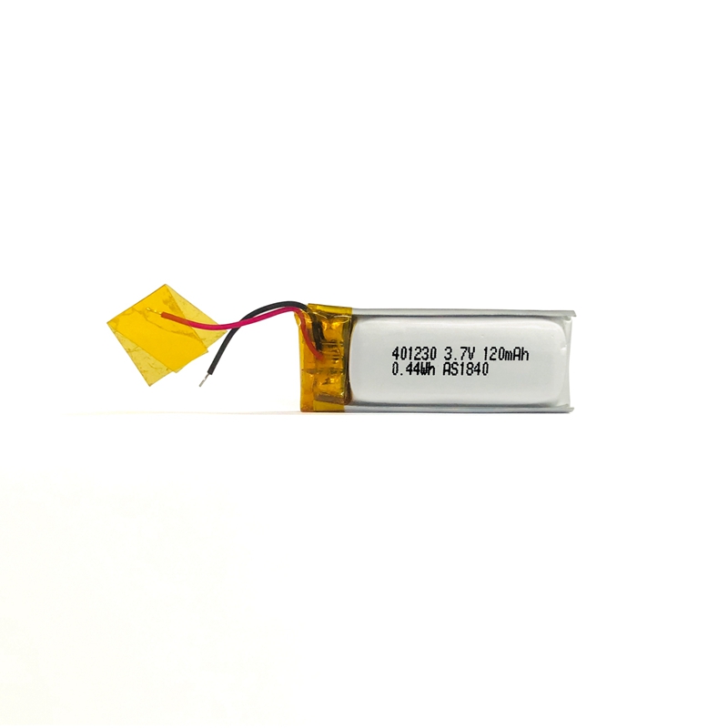 UL/IEC62133/KC/CB/BIS/UN38.3 Сертифицированный 401230 литиевая батарея 120 мАч LiPo батарея 3,7 в для фитнес трекер