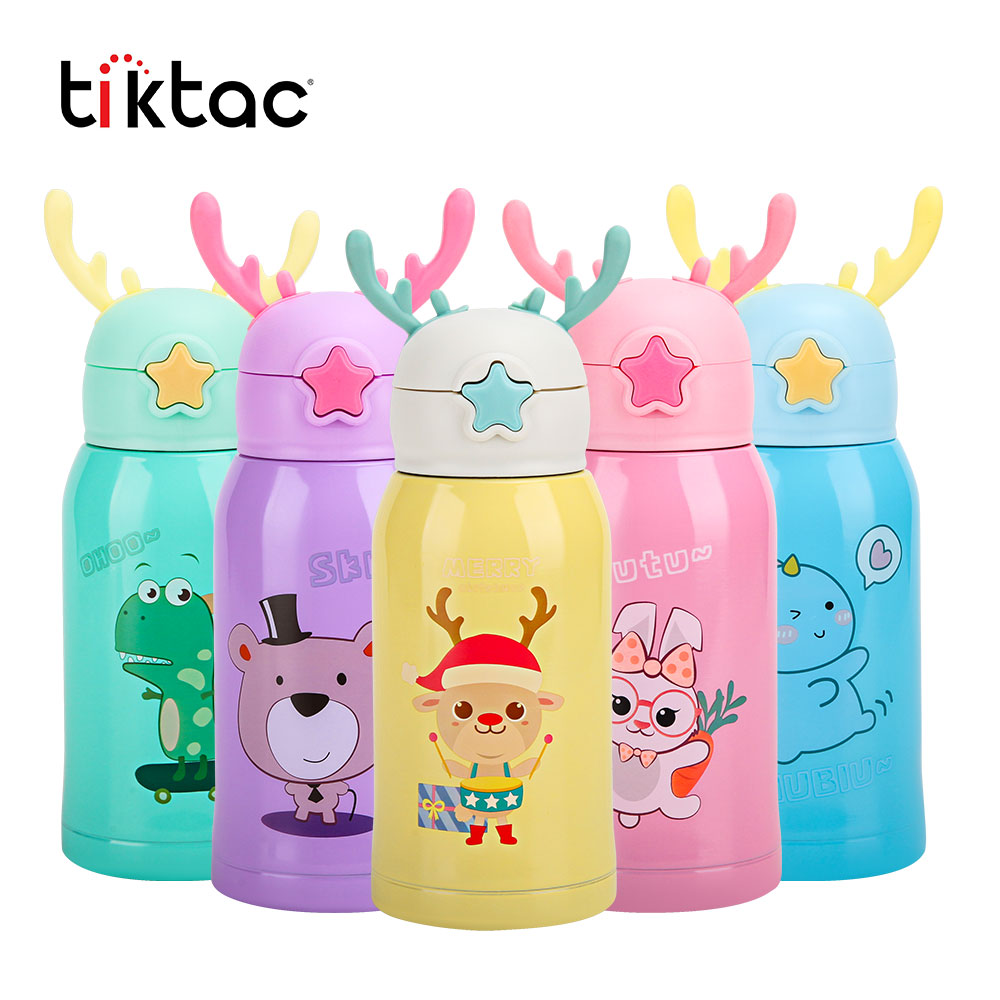 Bpa free 450ml stainless steel insulated vacuum child water bottle for kids
