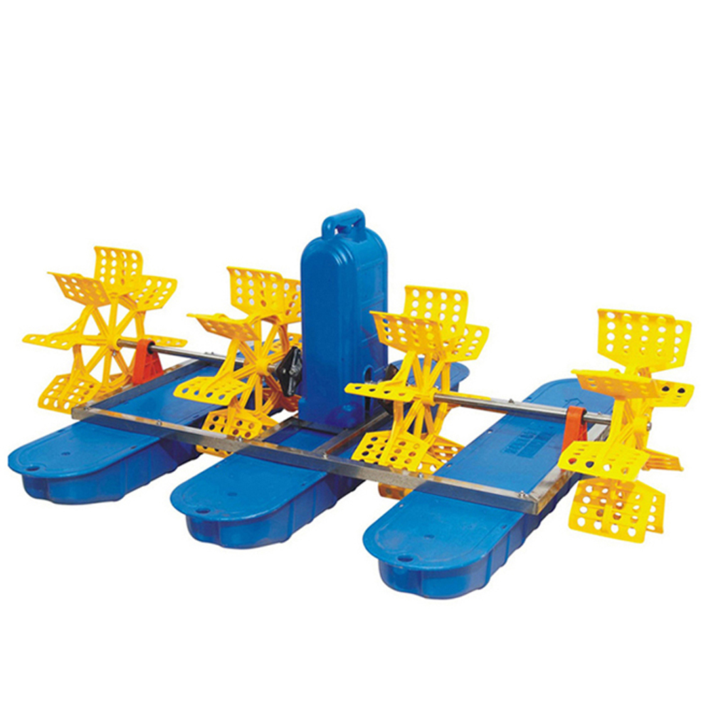 High speed electrical paddle wheel pond aerator solar for sale