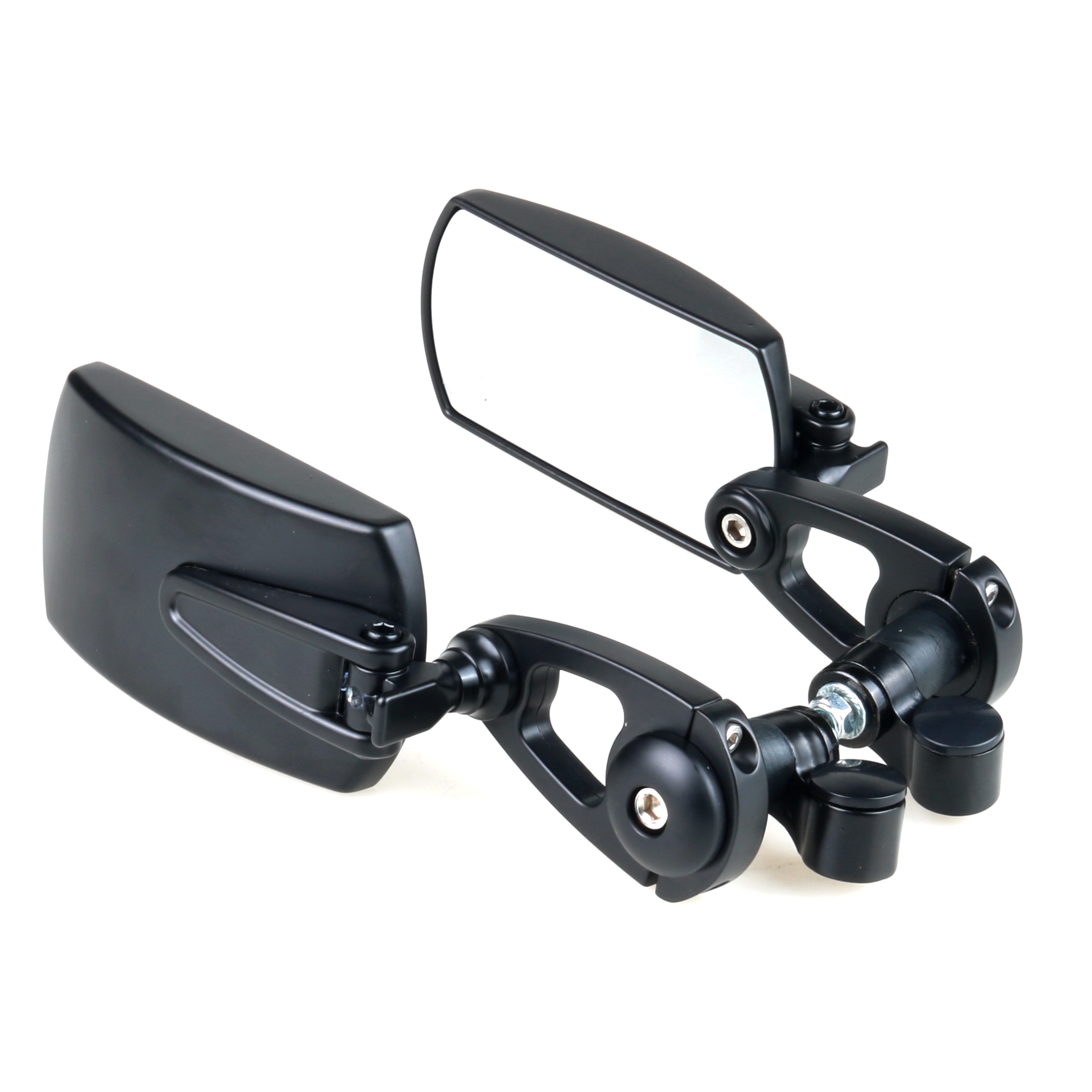 Motorcycle and electric bicycle retro rearview mirror, handlebar tail retro rearview mirror, adjustable 360 degrees, foldable