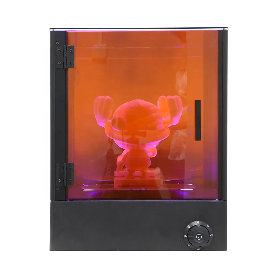 New Arrival 3D Printing DIY UV Curing Machine LED Rotary Larger Size Curing Box For 3D Printer Resin