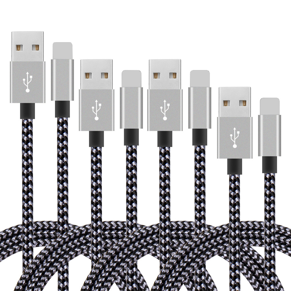 Usb-кабель для быстрой зарядки и передачи данных в нейлоновой оплетке, 3 А