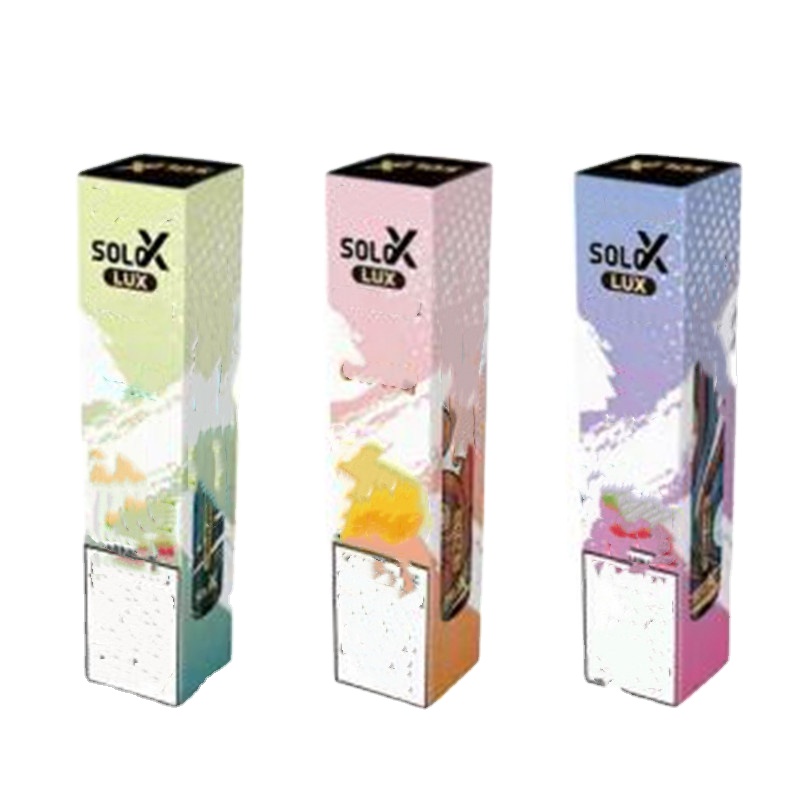 Коробка Solo X LUX 1500PUF, заводская цена, 10 различных цветов плюс упаковка OEM/ODM для вейпа, приветствуется