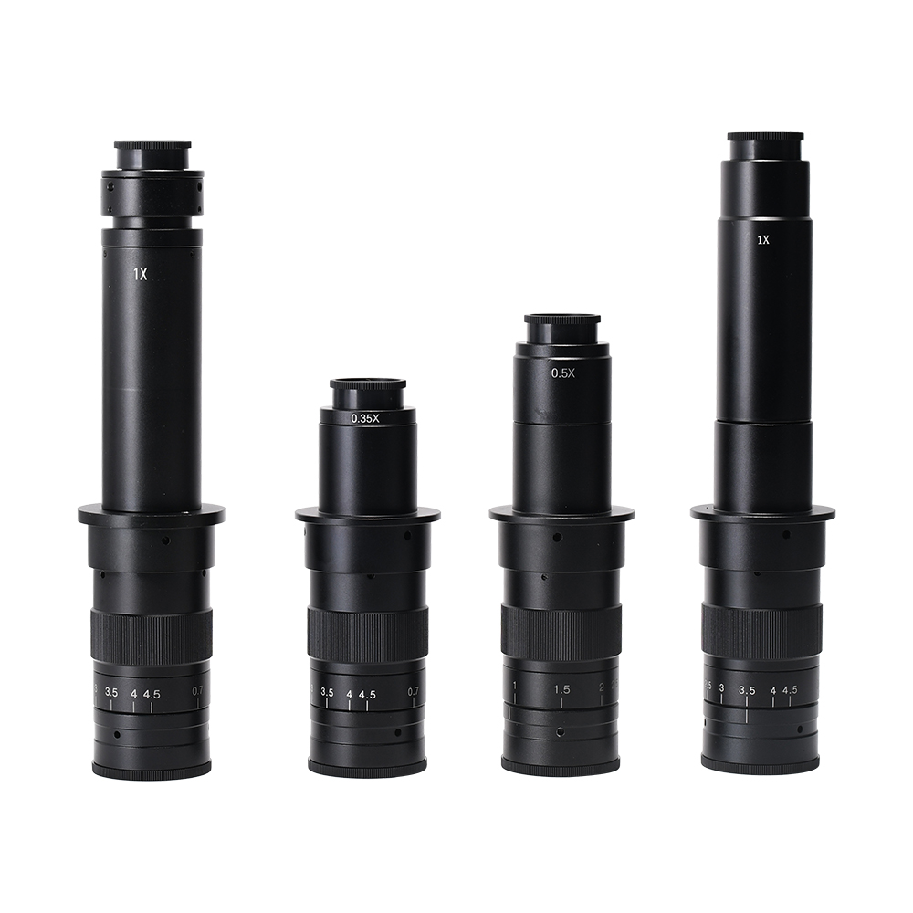 Регулируемый объектив 120x180x300x зум C-mount 0.7X ~ 4.5X увеличение 25 мм для HD-MI индустрии USB видеомикроскоп