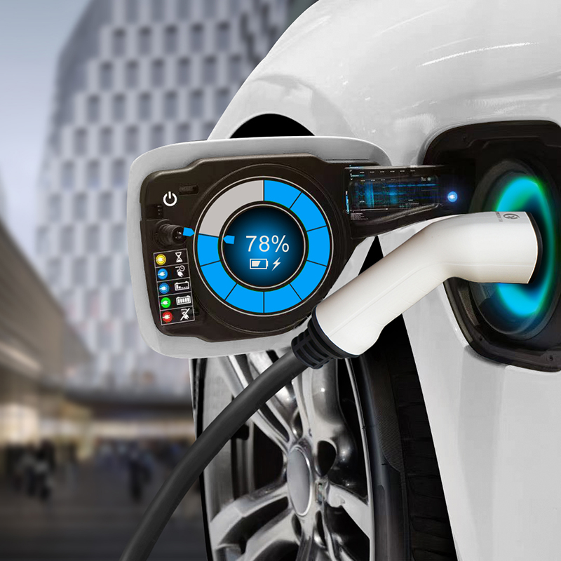 Горячая Распродажа 7 кВт GB/T AC Автоматическая электрическая напольная зарядная станция для электромобилей новой энергии