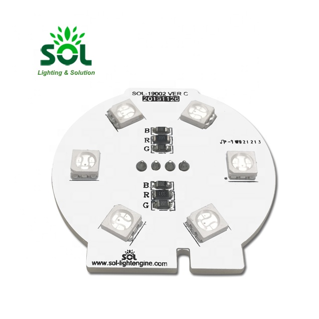 Настройка 2 Вт RGB DC 5V- 48V круглый светодиодный модуль для посудомоечной машины свет