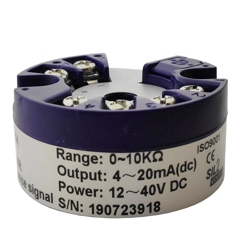 MTR320R: 0.1% FS высокое качество 0-5K/0-10K/0-15K/0-50 ком монтируемый на голову линейный устойчивый 4-20 мА передатчик сопротивления