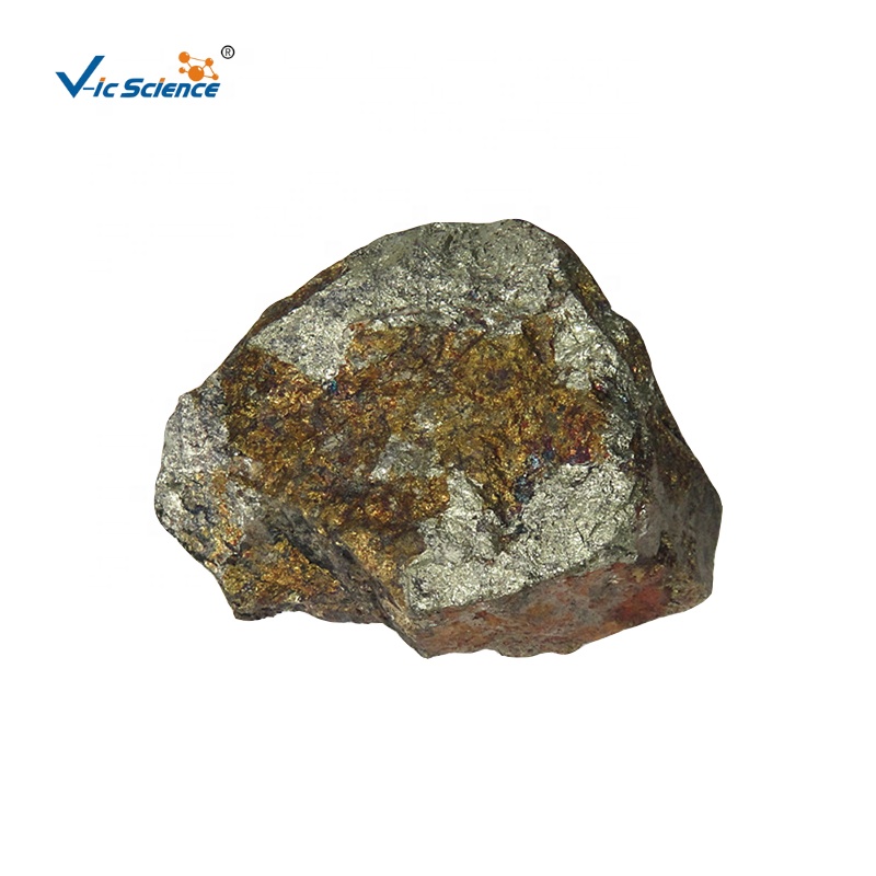 Natural stone Yellow wulfenite geological ore specimen chalcopyrite