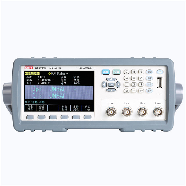 UNI-T UTR2830 Настольный LCR Цифровой мост 100 кГц/индуктор сопротивление емкость измерительный прибор