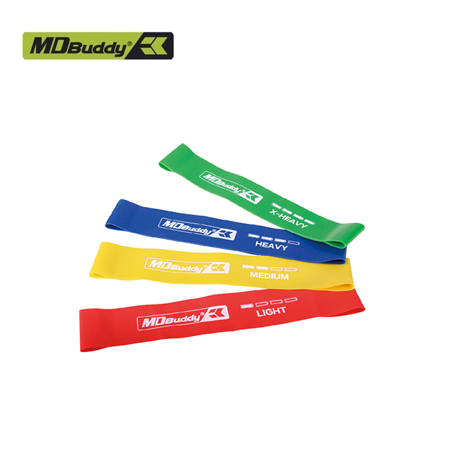 MDBUDDY Brand Home Use Mini Resistance Band with color box( Have Stock)