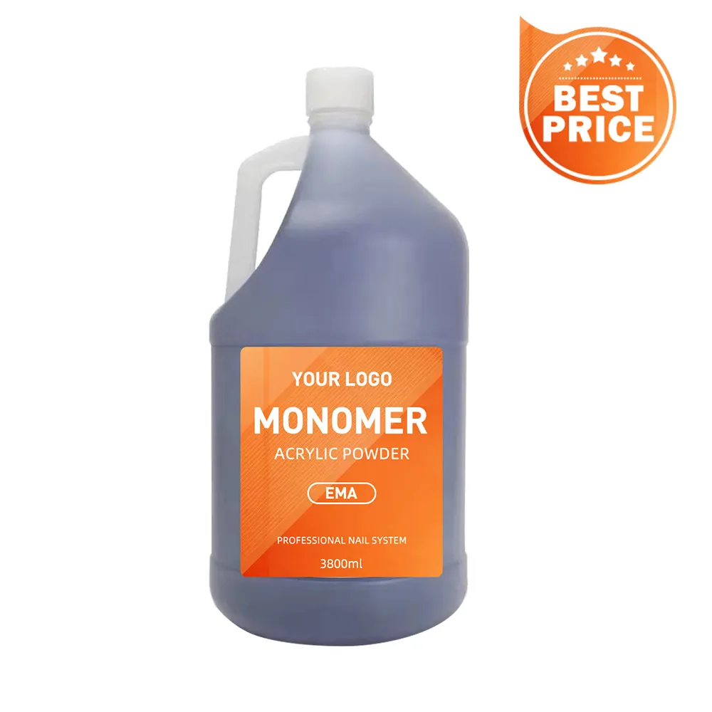 500ml/1000ml/1 Gallon Monomer Acrylic Nail Liquid Ema Acrylic Liquid Odorless Ema Monomer