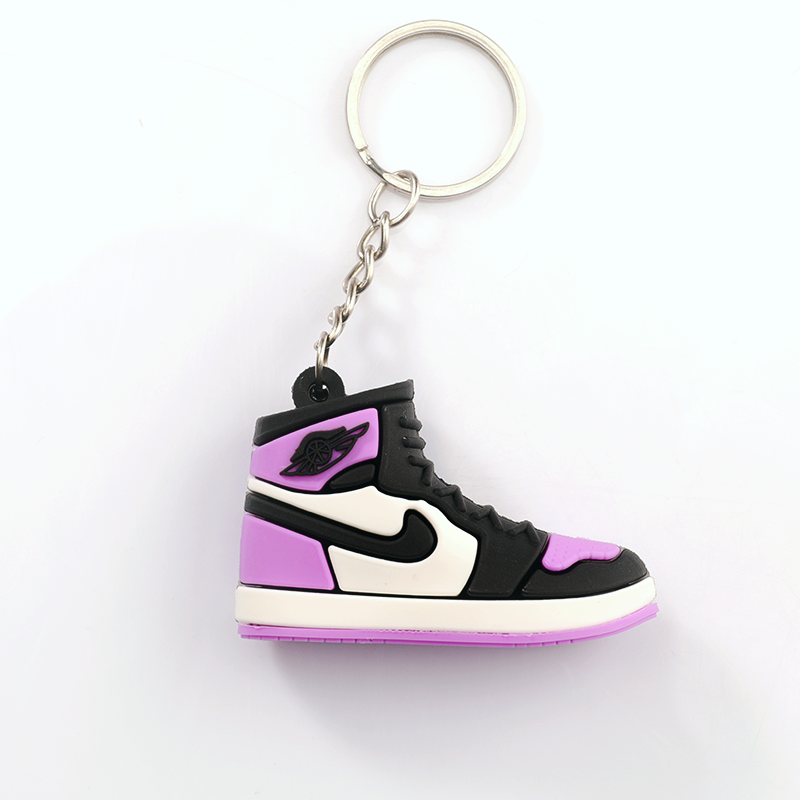 Лидер продаж, спортивный резиновый 3D мини-брелок Jordan Sneaker с мини-коробкой