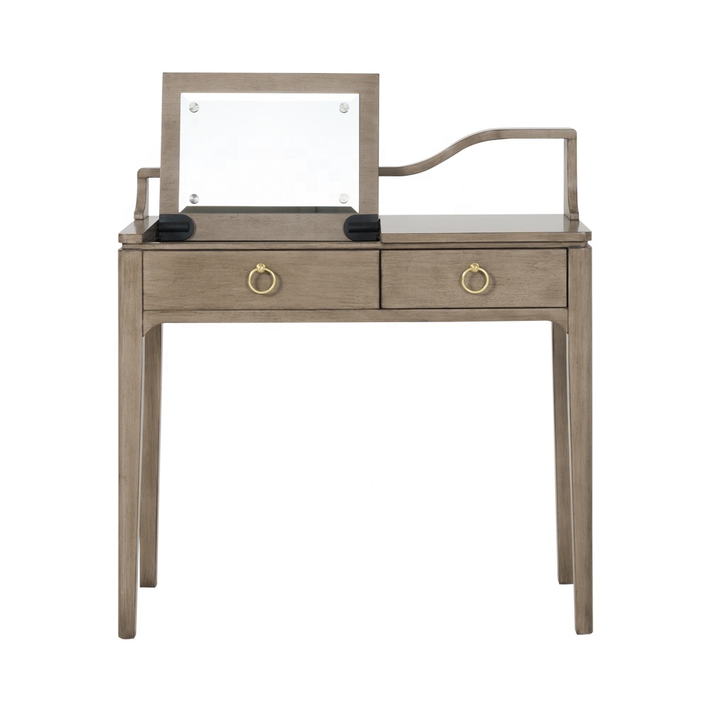 Italian Style Light Luxury Dressing Table Small Ins Netflix Style Makeup Table Master Bedroom Modern Minimalist Makeup Mirror