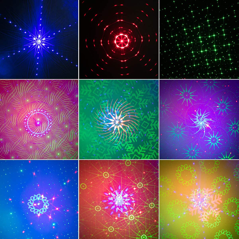 Заводская цена RGB 3 объектива пульт дистанционного управления DJ диско огни проектор эффекты лазерный стробоскоп освещение звуковой активации вечеринка свет
