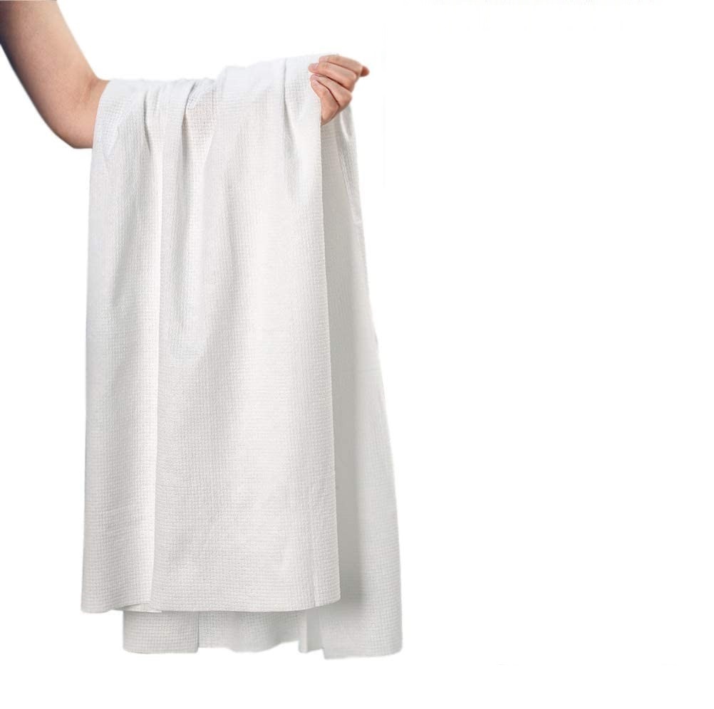 Eco friendly cotton disposable bath towel disposal shower towel sets white disposable towel