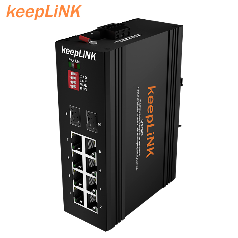 10 портов OEM сетевое 10/100/1000M 8 портов промышленный Ethernet коммутатор питания через Ethernet