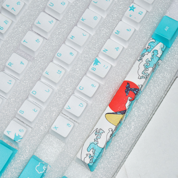 AFLION Custom touch Du Clavier Keycap белый Rk61 алюминиевый Keycap