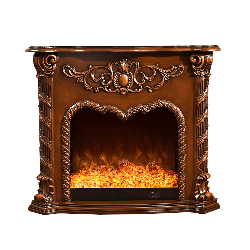 Hot sale small size fireplace for indoor and outdoor using, flame safe heating fireplace tv stand free