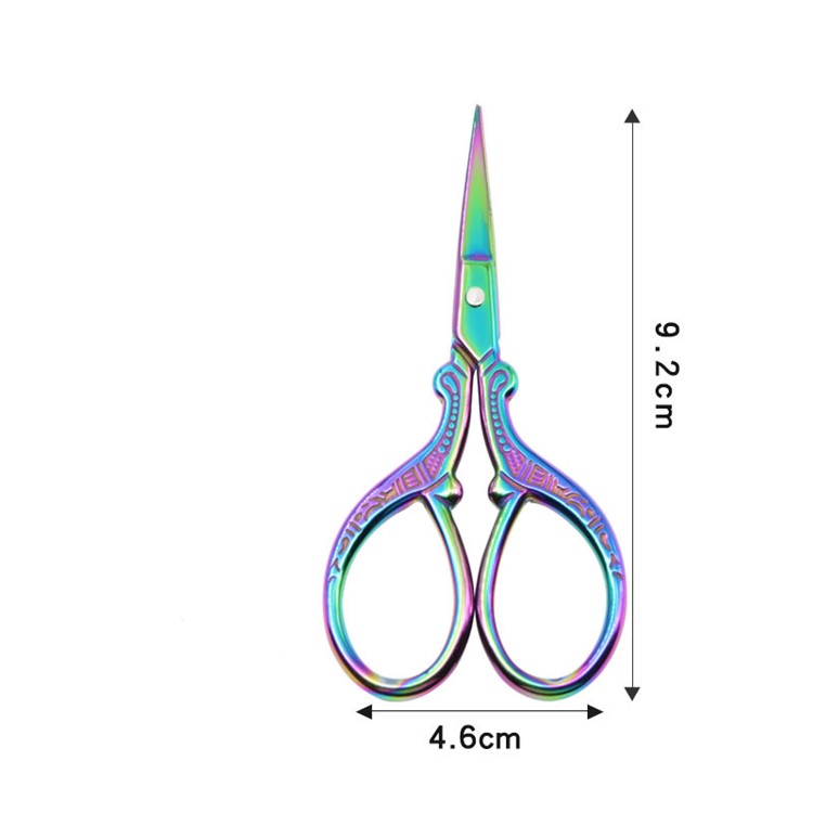 Beauty tools makeup curve tip eyebrow scissors