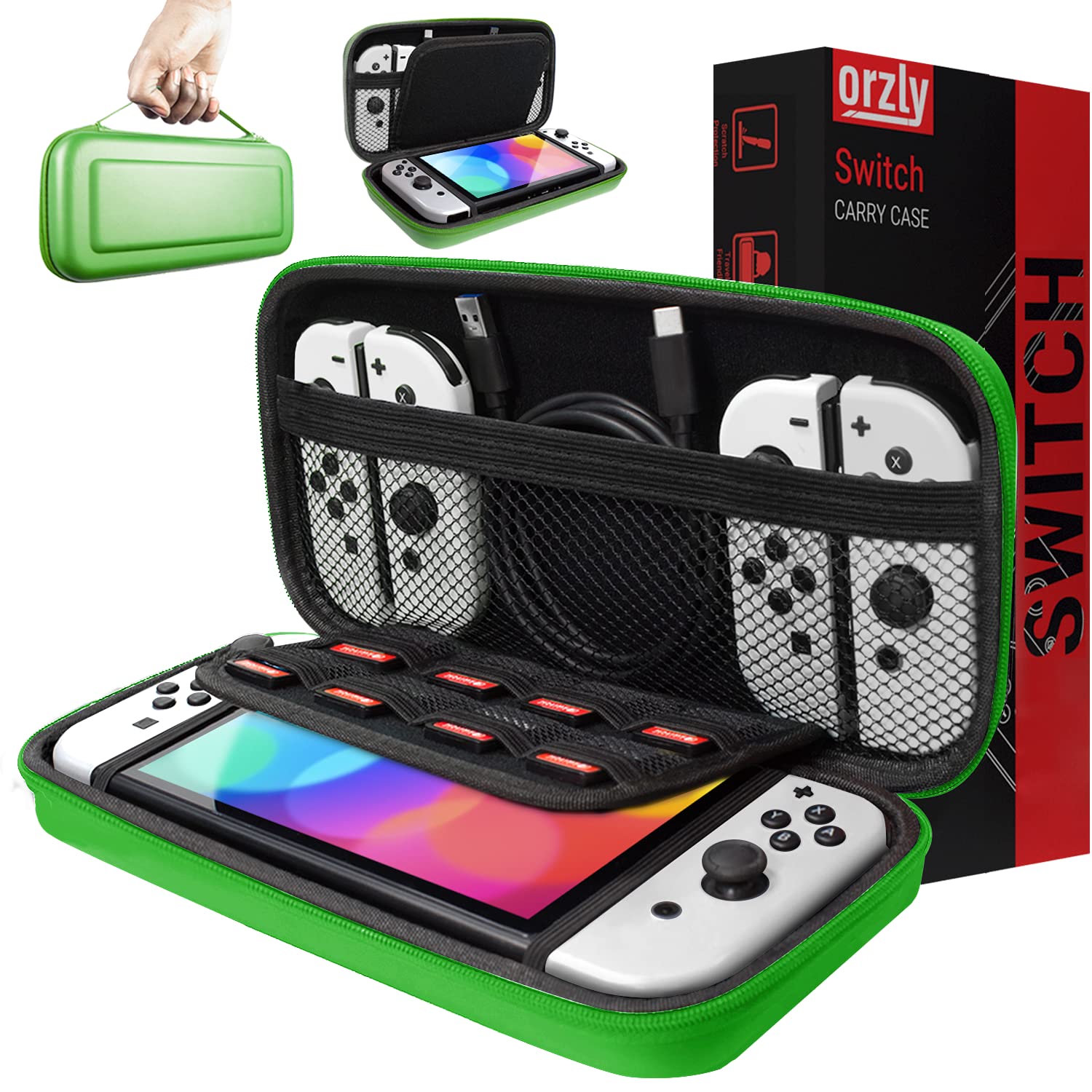 Цветной чехол из ЭВА для видеоигр на заказ, аксессуары для Nintendo switch Pouch, другие аксессуары для игр
