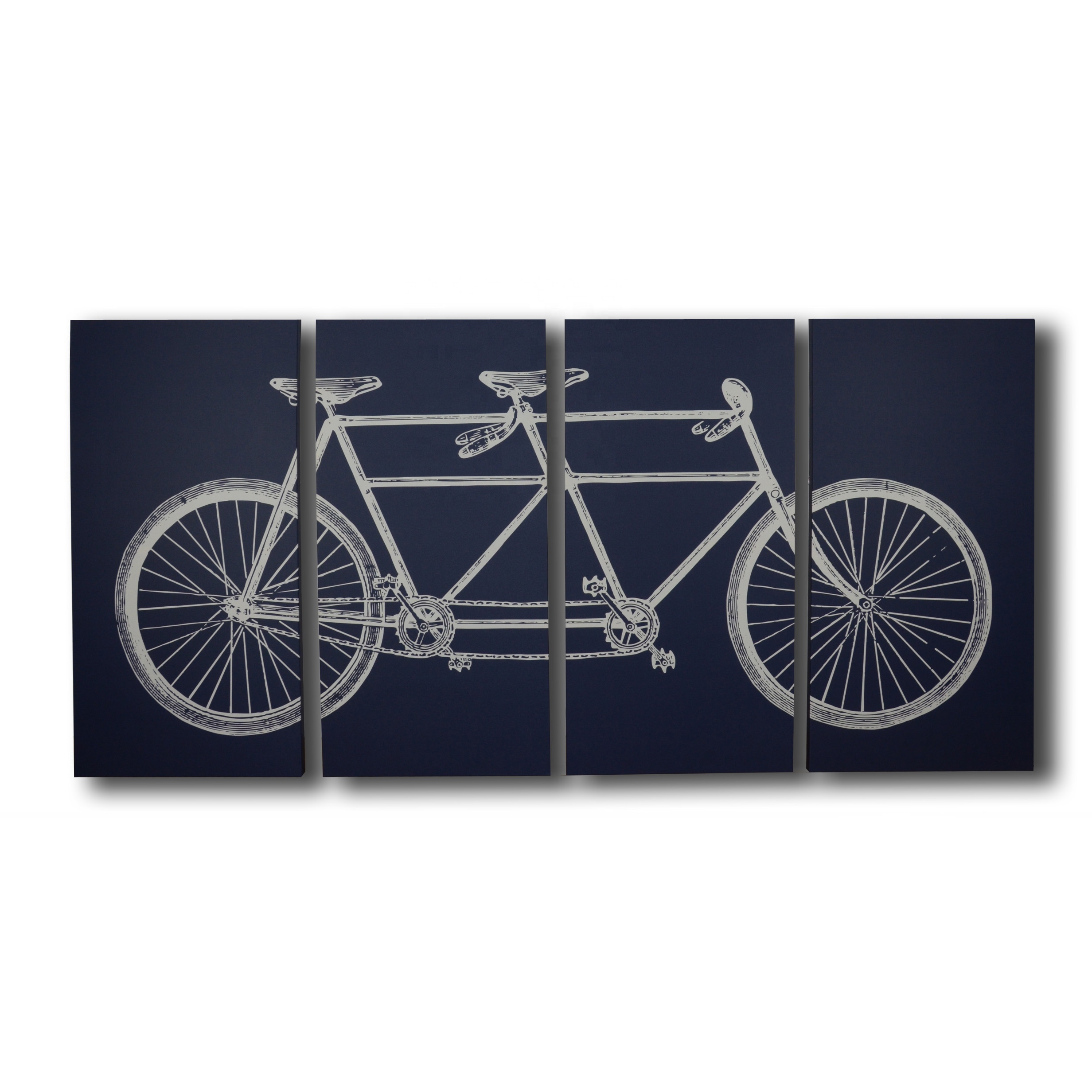 3 panels bicycle canvas wall art decoration for living room