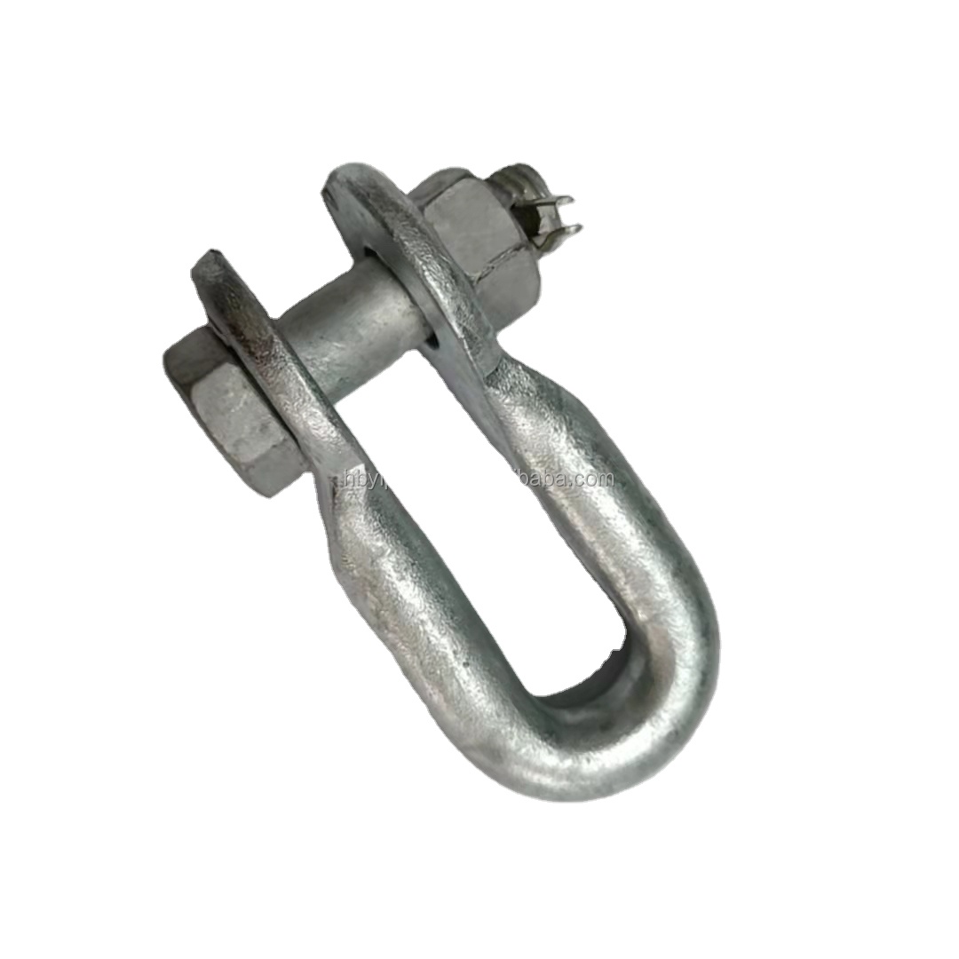 Hot Dip Galvanized U Type Shackle/Link Fitting For Electric Power Line