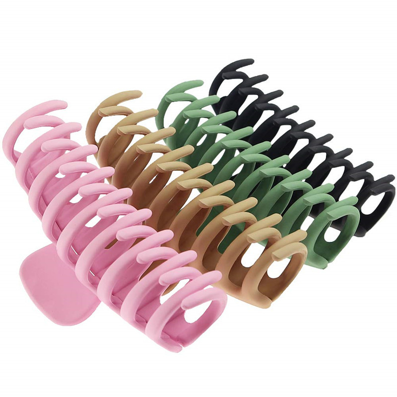 2021 hot-sale in Amazon for women and girls strong hold hair clips large claw clip