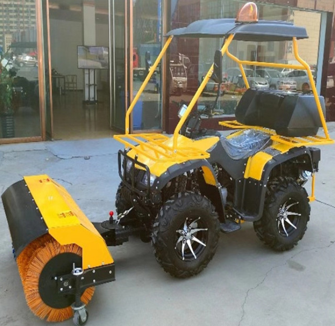 Semi enclosed multifunctional snowplow winter road clearing driving snow plowing machine for sale