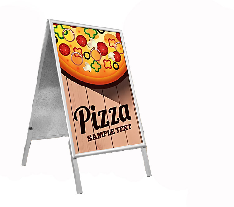 Защелкивающаяся рамка A-Board Sign, защелкивающаяся рамка A-Frame, складная доска A Frame