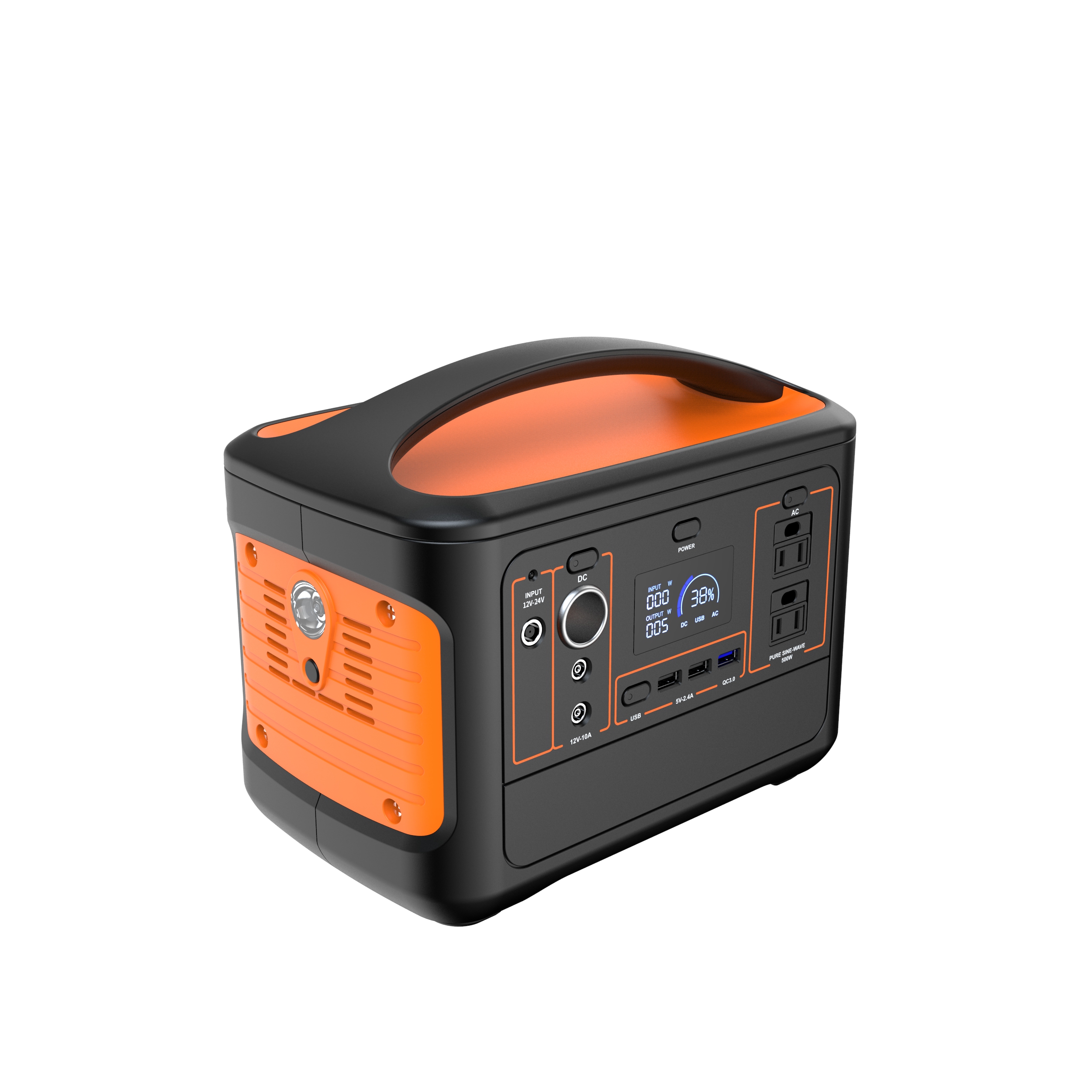 Поддержка солнечной зарядки 110V/500W Портативный Power bank станции резервный литий-ионная батарея для наружного Путешествия Отдых Охота аварийной ситуации